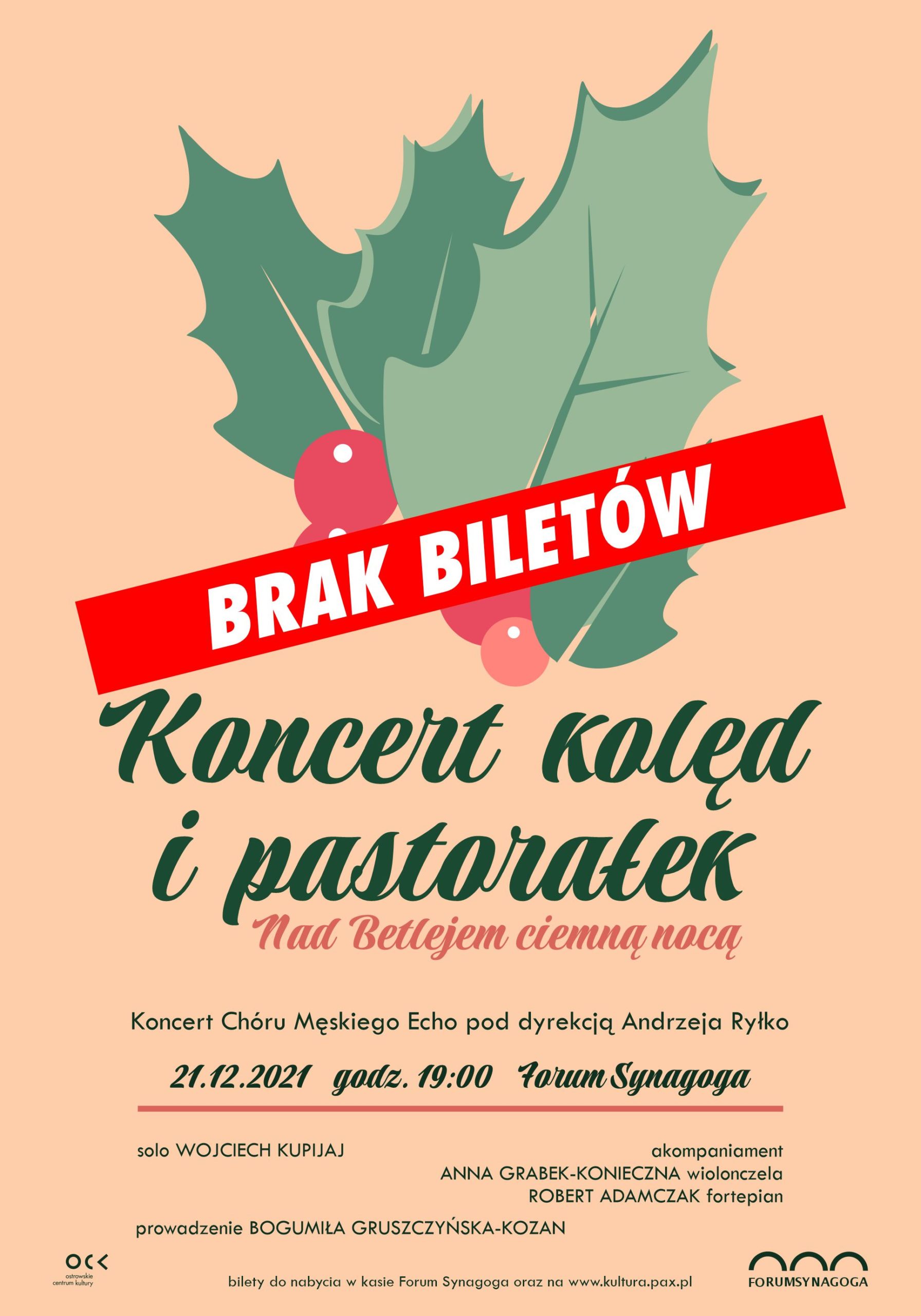 Chór Męski Echo | Koncert kolęd i pastorałek. Nad Betlejem ciemną nocą