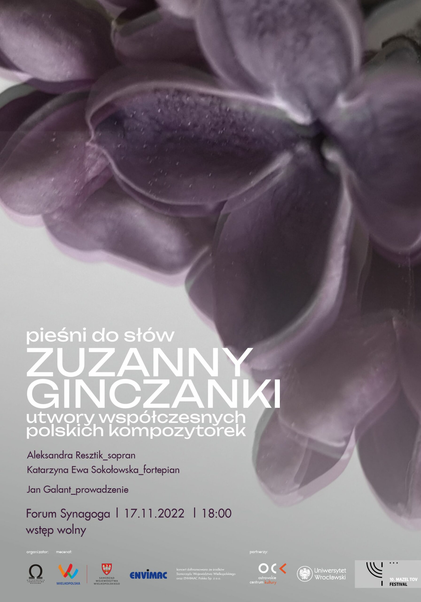 10. Mazel Tov Festival | Pieśni do słów Zuzanny Ginczanki