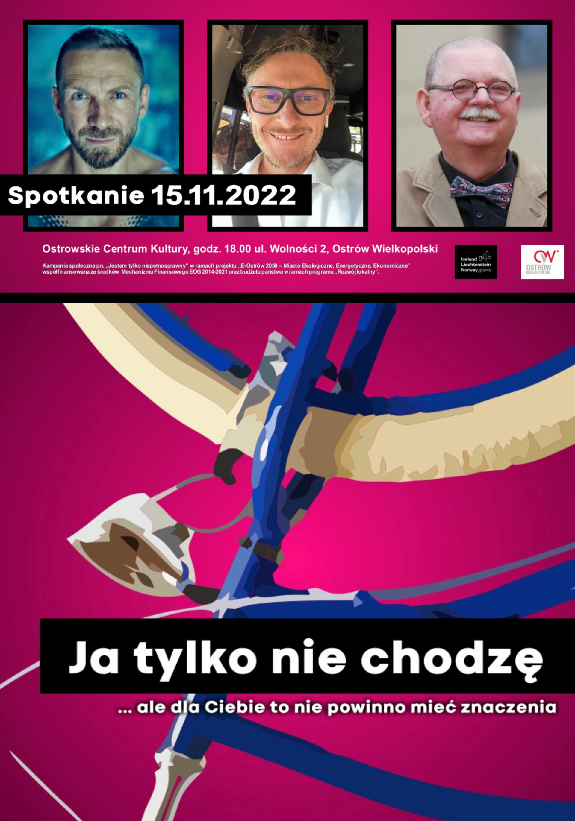 Kossakowski, Woroch, Peśla- spotkanie z Gośćmi Specjalnymi Kampanii „Jestem tylko niepełnosprawny”