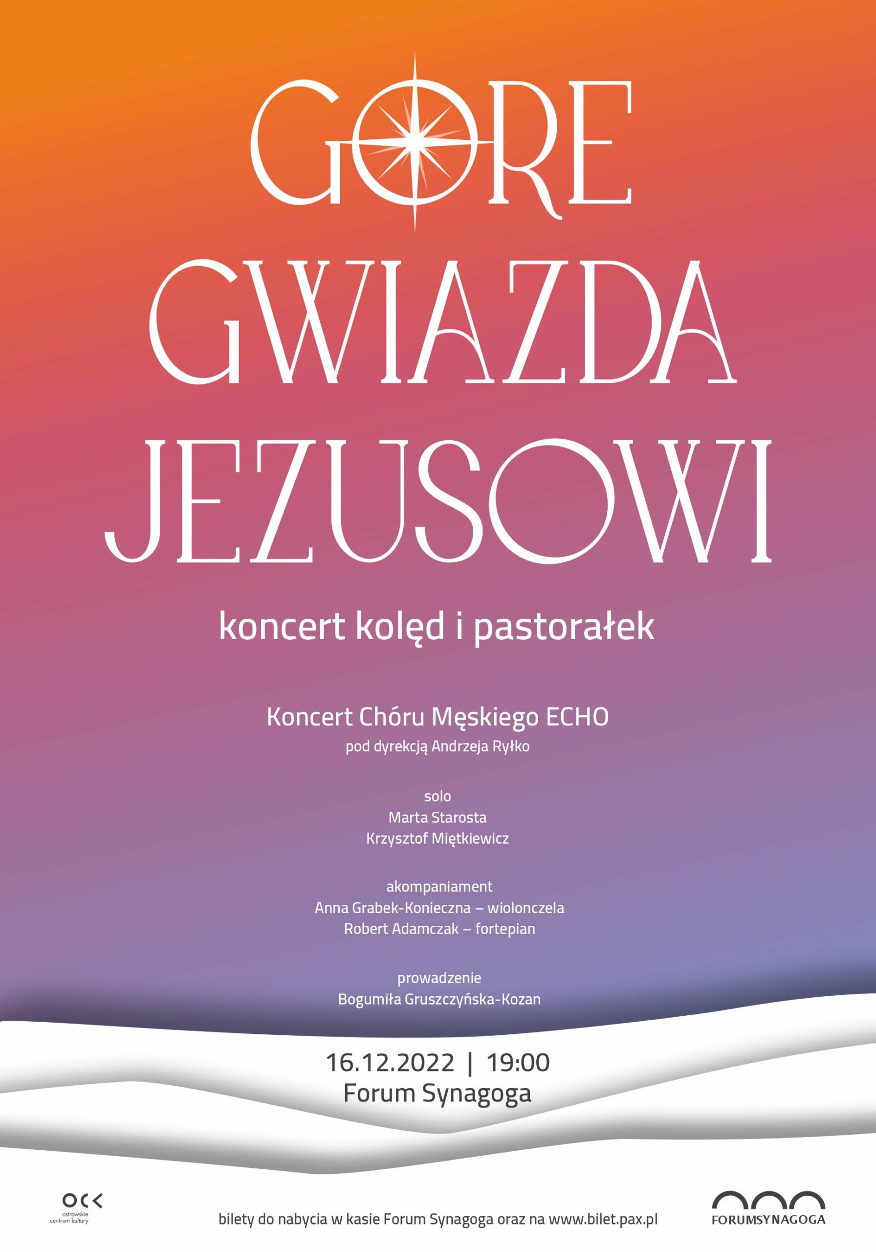 Gore gwiazda Jezusowi | Koncert kolęd i pastorałek | Chór Męski ECHO