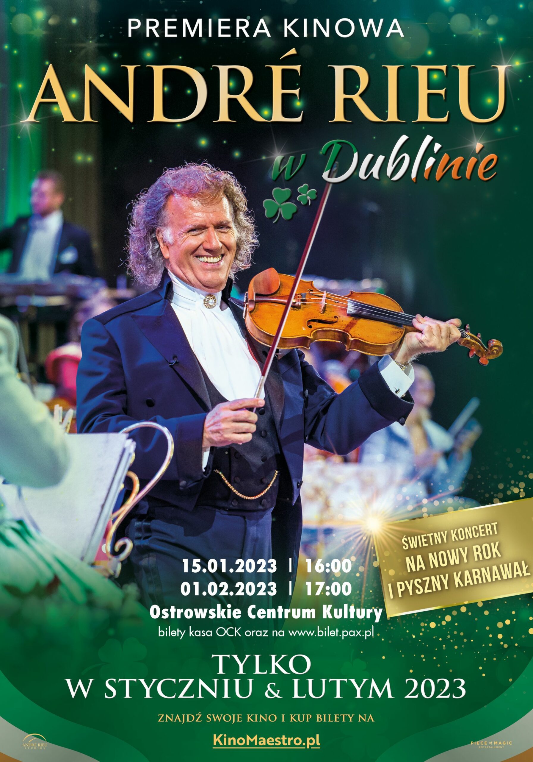 André Rieu w Dublinie. Dobry koncert na Nowy Rok