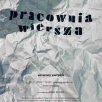 PRACOWNIA WIERSZA | warsztaty