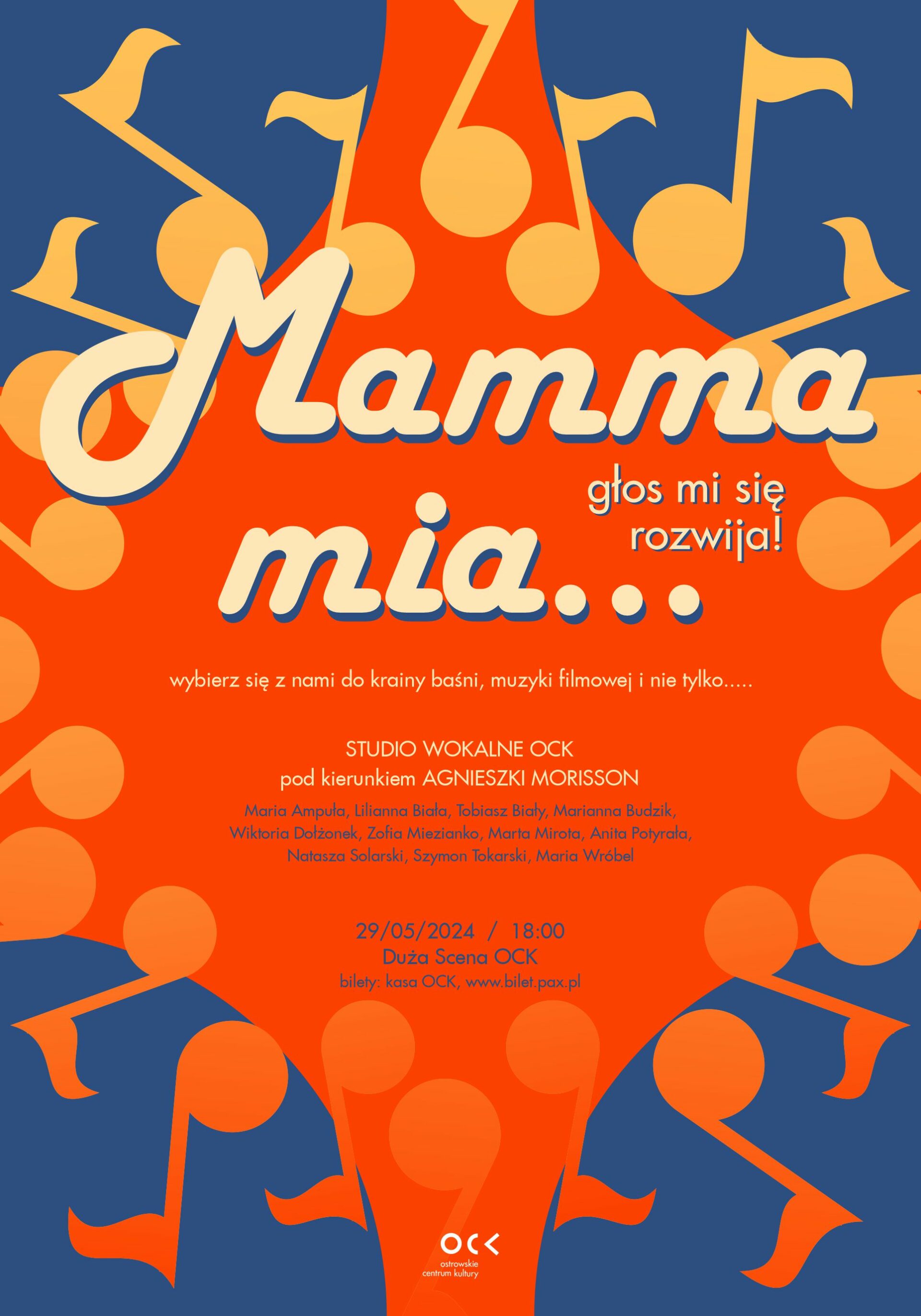 Mamma mia… głos mi się rozwija! | Studio Wokalne OCK