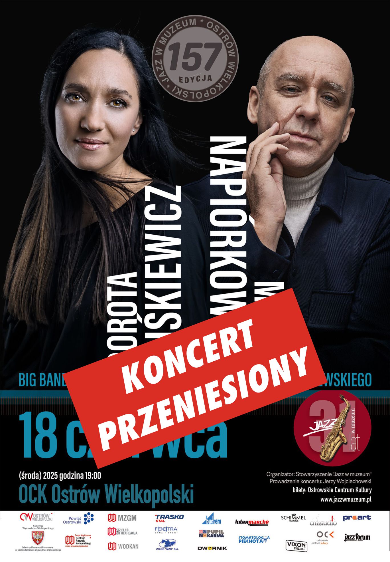 157. Jazz w Muzeum | Dorota Miśkiewicz i Marek Napiórkowski, Big Band Powiatu Ostrowskiego