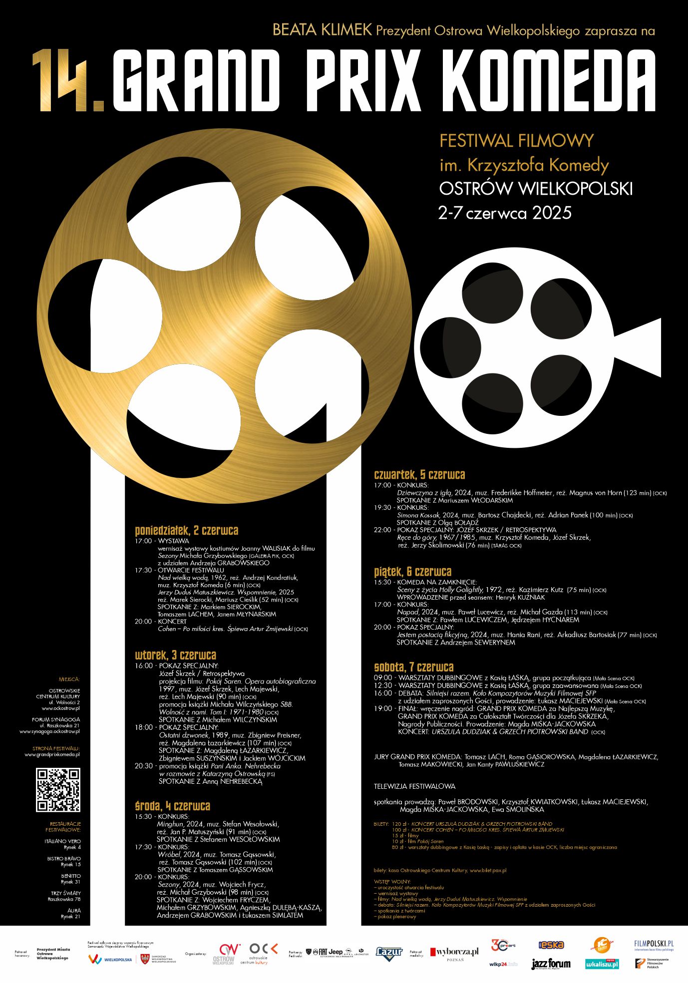 14. Grand Prix Komeda. Festiwal filmowy im. Krzysztofa Komedy