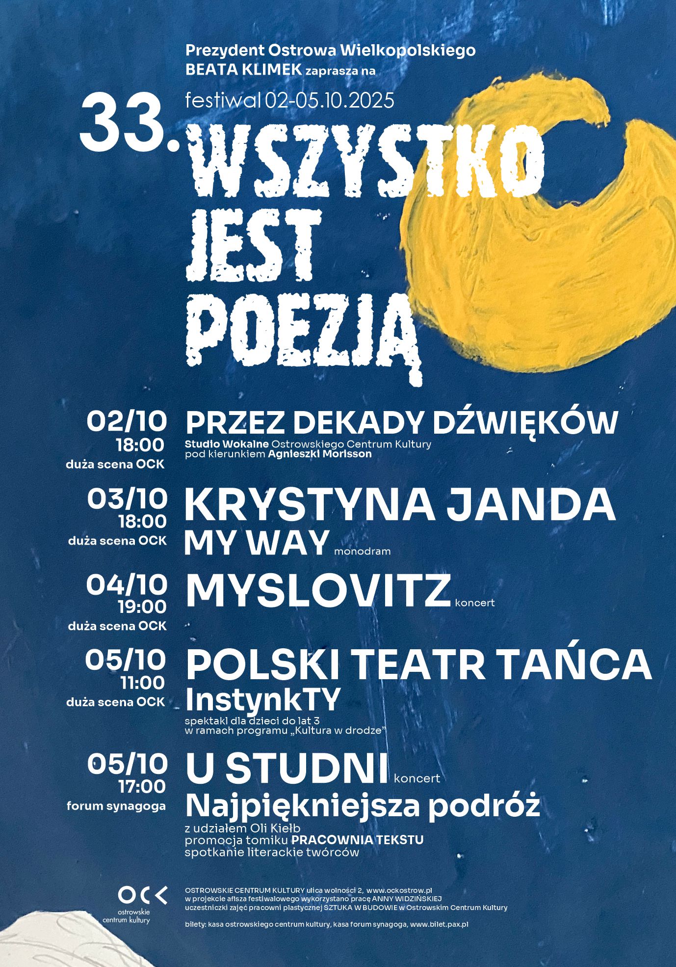 33. festiwal Wszystko Jest Poezją