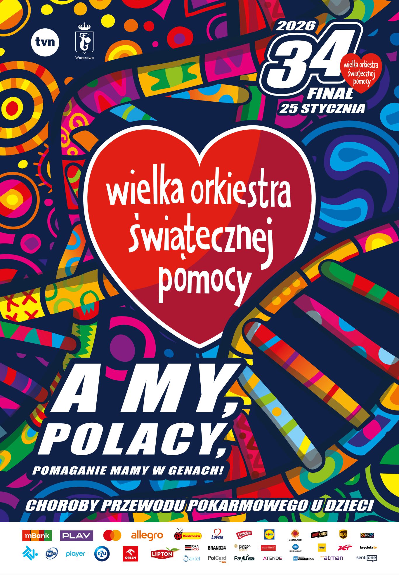 Wielka Orkiestra Świątecznej Pomocy | Choroby przewodu pokarmowego u dzieci | 2026