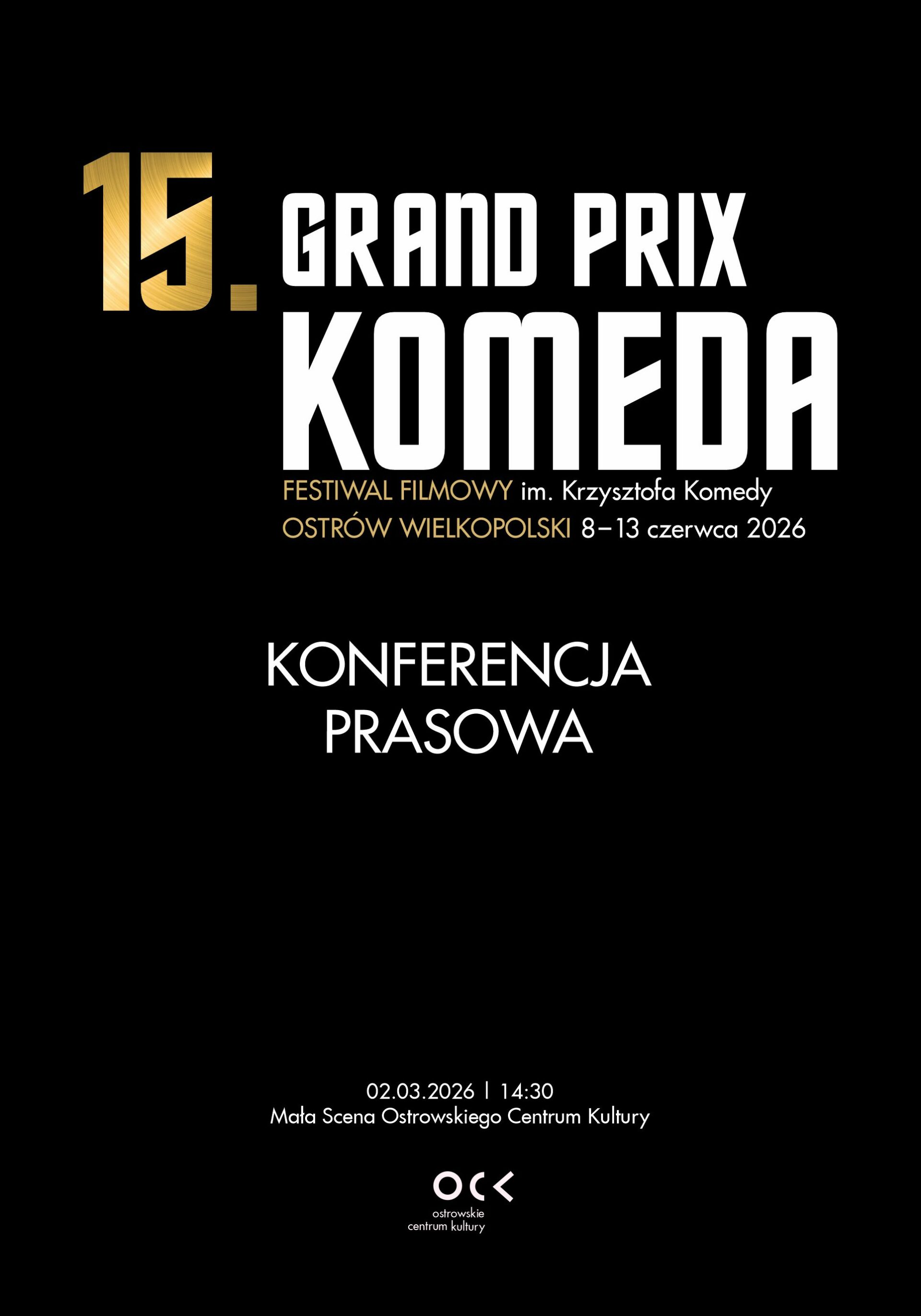 15. Grand Prix Komeda | Konferencja prasowa