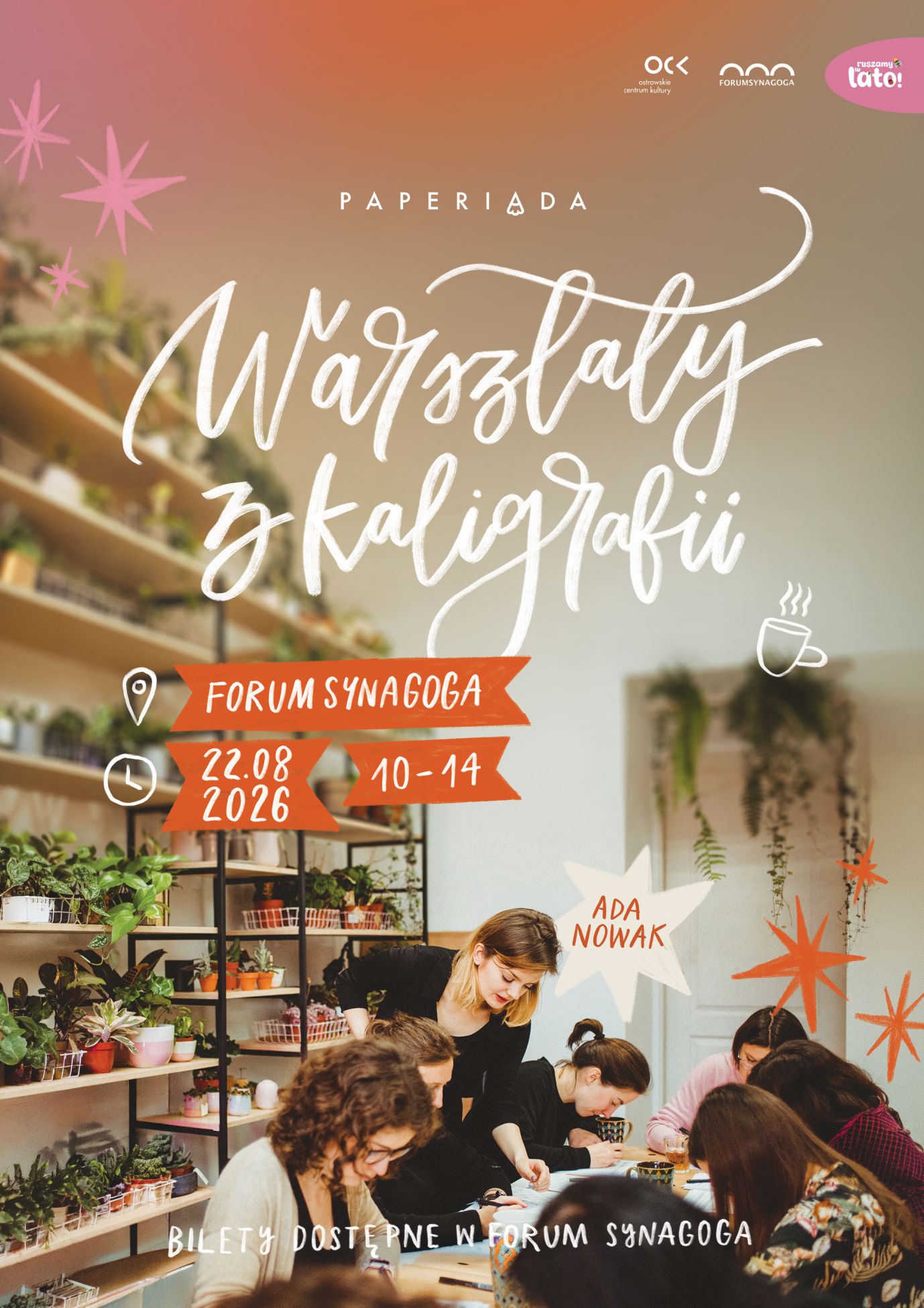 Ruszamy w lato! | Warsztaty z kaligrafii z Paperiadą