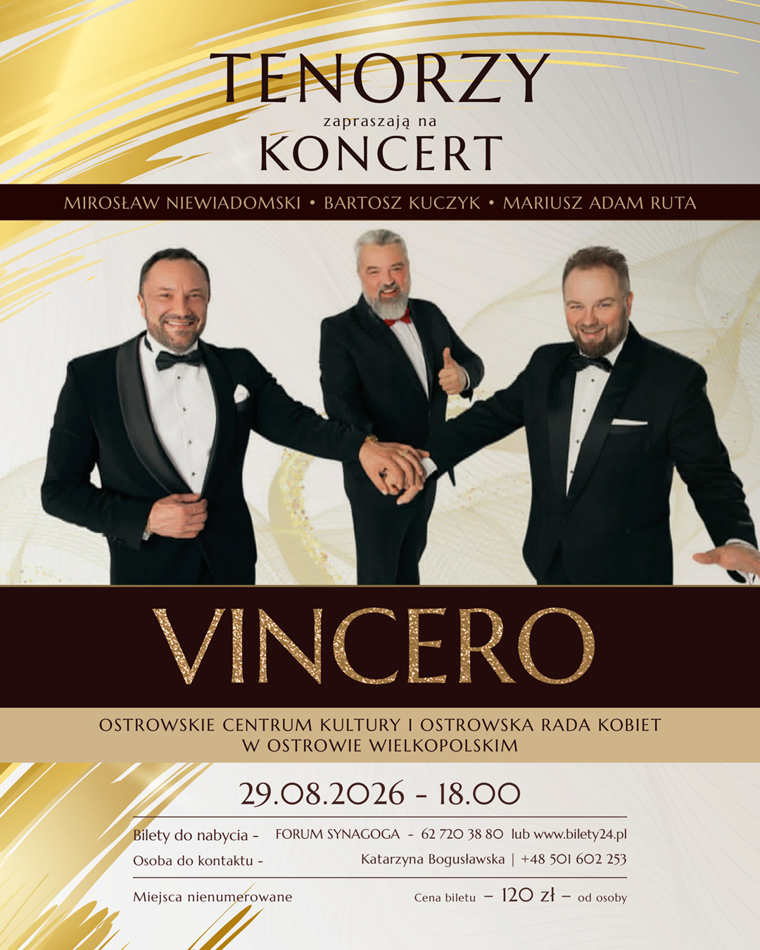 VINCERO | Koncert Trzech Tenorów