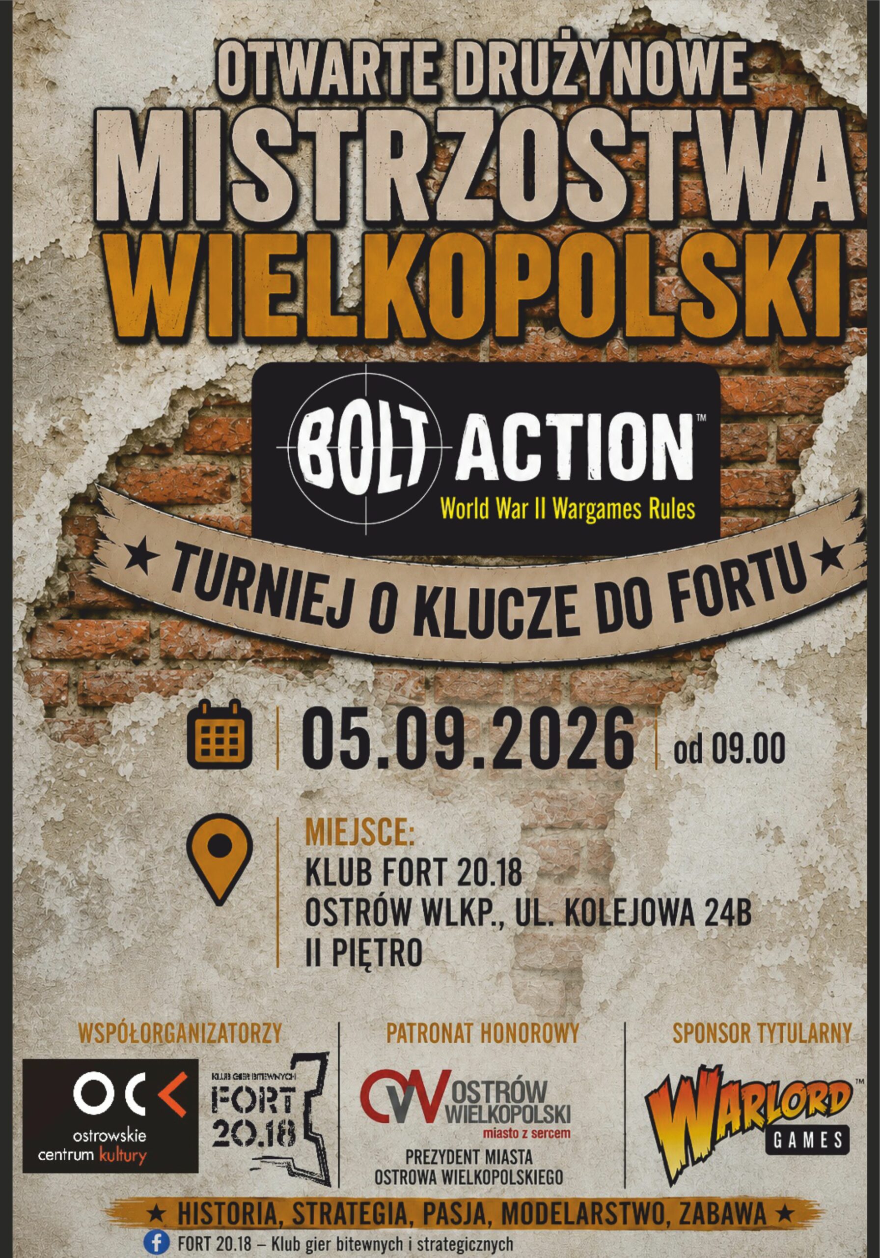 FORT 20.18 | Otwarte Drużynowe Mistrzostwa Wielkopolski BOLT ACTION World War II Wargames Rules
