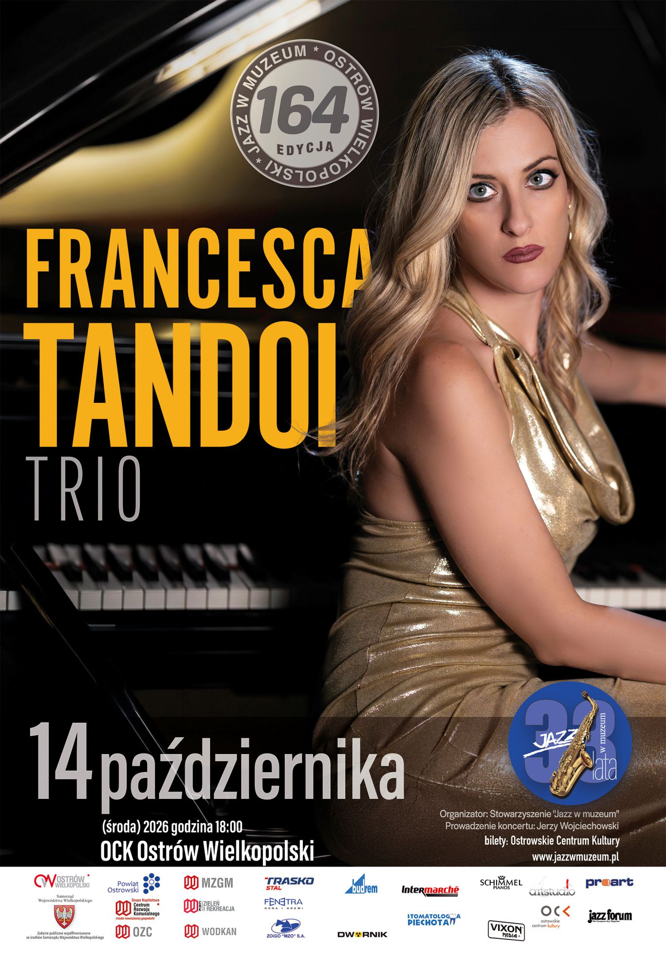 164. Jazz w Muzeum | PAOLO FRESU DEVIL QUARTET | TRANCESCA TANDOI TRIO