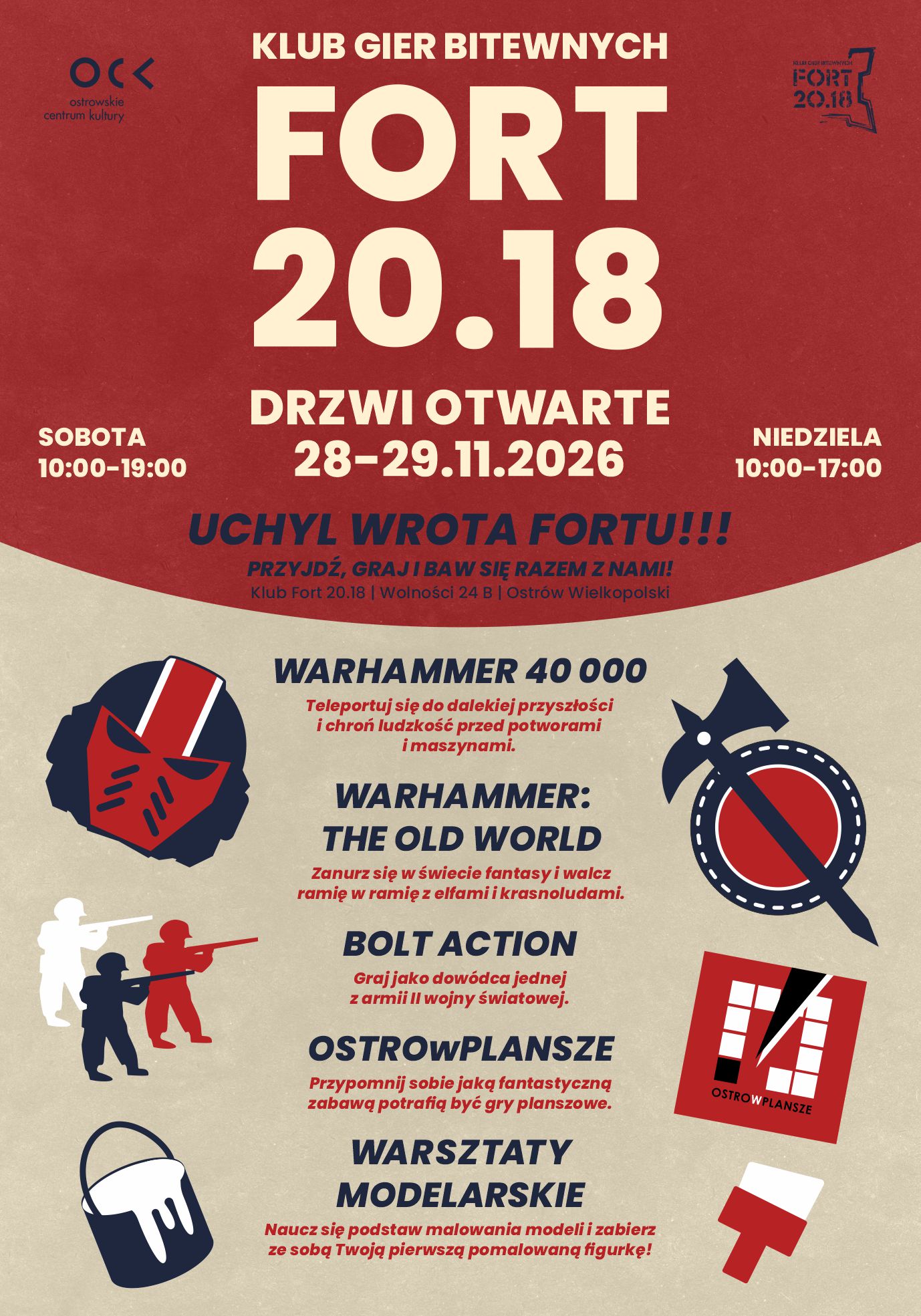 FORT 20.18 | DRZWI OTWARTE