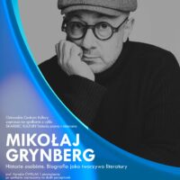 MIKOŁAJ GRYNBERG | Historie osobiste. Biografia jako tworzywo literatury