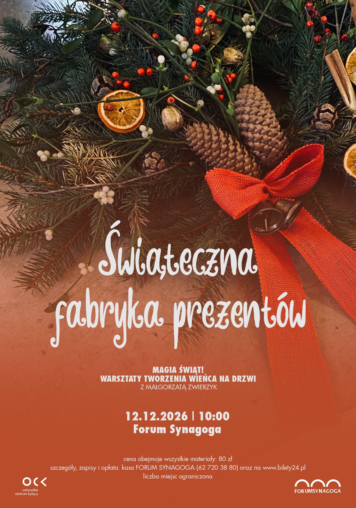 Świąteczna Fabryka Prezentów | Magia Świąt! | Warsztaty robienia wieńca na drzwi