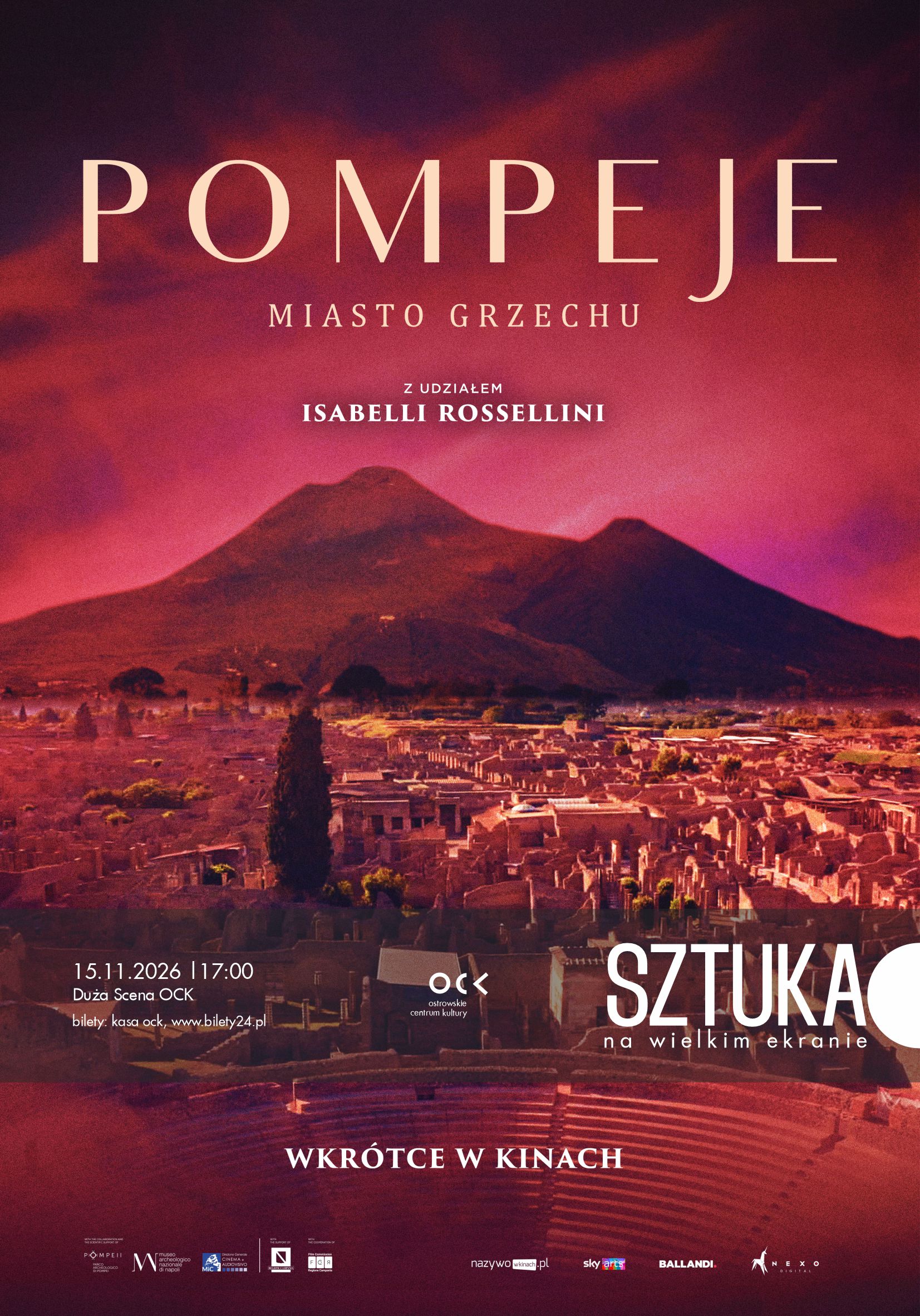 SZTUKA NA WIELKIM EKRANIE | Pompeje. Miasto grzechu
